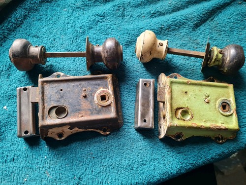 Set old antique door rim - set, 2