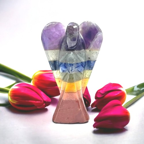 Chakra angel pocket stone - pocket,