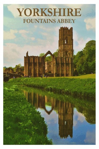Yorkshire fountains abbey - fountains,