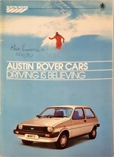 Austin Rover Cars Brochure 1984 3615