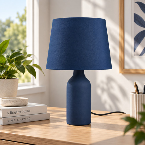 Navy blue ceramic - blue,