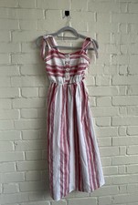 Zara trf Striped Midi Dress