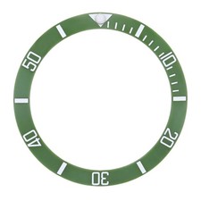 CERAMIC BEZEL INSERT FOR 41MM ROLEX SUBMARINER 126610 124060 GREEN KERMIT