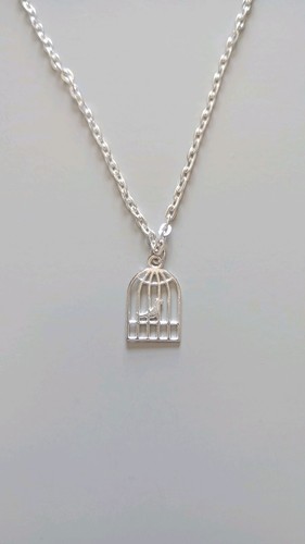 Bird cage necklace - necklace, cute