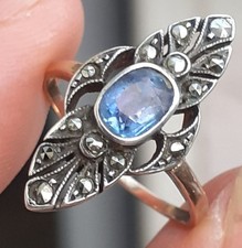 Art Deco Blue Paste and