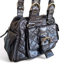 Xude London Brown Genuine Leather Tote Bag  Handbag Lots Of Pockets And Buckles