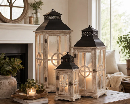 Set wooden and metallic - 3,