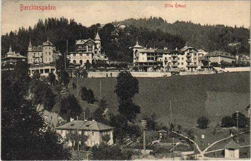 Cpa berchtesgaden villa - ak, berchtesgaden-villa