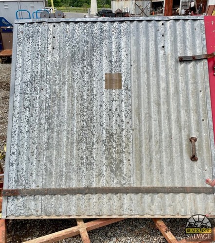 1918 fire door salvaged 60 - 1918, 60"