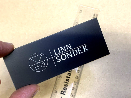 Linn sondek turntable badge - linn,