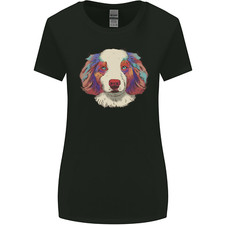 Australian Shepherd Dog Womens Wider Cut T-Shirt