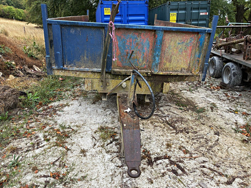 Ton tipping trailer - ton, trailer.