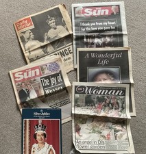 Old Newspaper Memorabilia Of