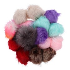 16 Pcs Multicolor Pom Poms For