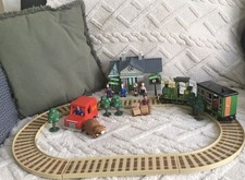 Postman Pat Greendale Station Train Set With 6 Figures And Postman Pat Van