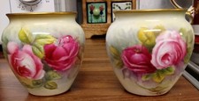 Royal worcester vases signed - vases, g