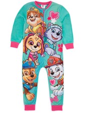 PAW Patrol Girls Character Pose Fleece All-in-One 1Onesie Pyjamas