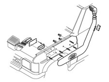 Safari raised air intake - air,
