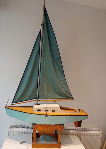 Large vintage pond - , yacht-hand