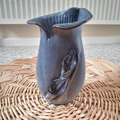 Lily calla vase studio pottery - vase,