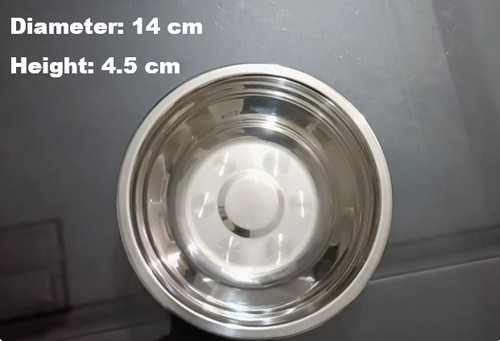 Stainless steel bowl set 2 - -,
