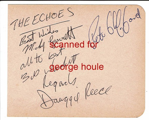 The echoes signed english - the,