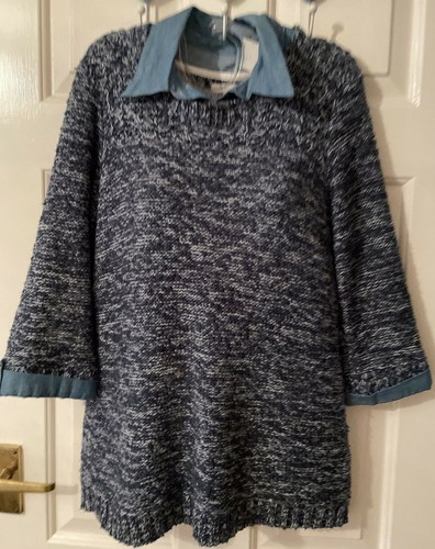 Ladies cotton traders navy and - cotton,