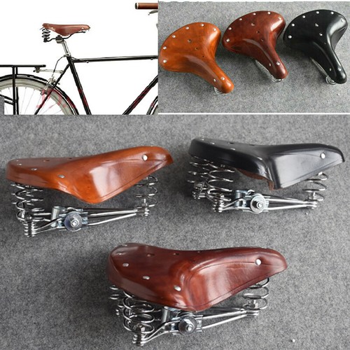 Vintage leather bicycle bike - bicycle,