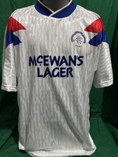 Rangers Retro Away Shirt 1990/92 X-Large Official  Rare