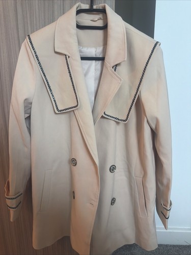 Womens cream double breasted - womens,