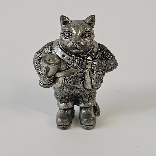 Williams pewter cat - e,