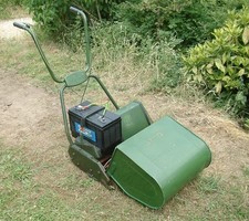 Vintage ATCO Seventeen  17 inch Cylinder Mower Self Propelled Battery Operated