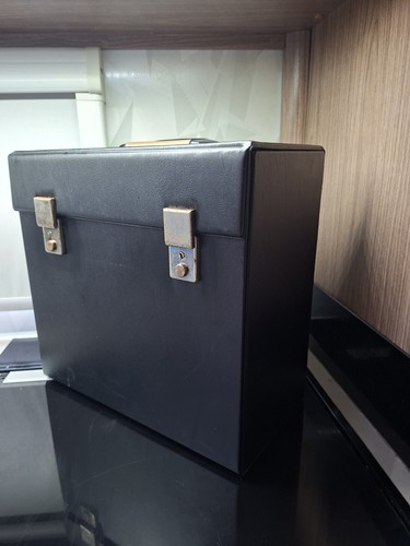 Vintage record carry storage - record,