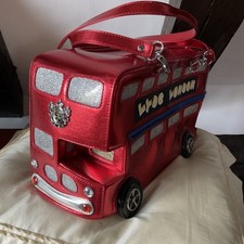 LYDC Novelty London Red  Bus Bag Quirky Unusual Unique Trendy Good Condition 