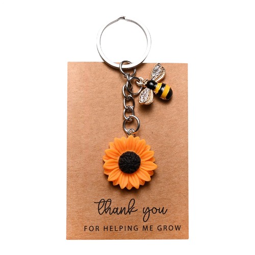 Sunflower keychain mother - sunflower, mother's
