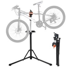 Bike Repair Stand 66LBS Adjustable Maintenance Folding Bike Rack Tool Tray