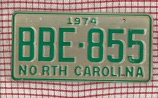NORTH CAROLINA 1970's AMERICAN