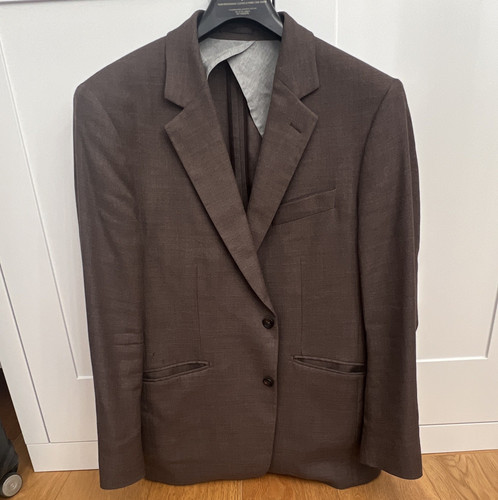 Hackett brown wool silk - hackett, jersey
