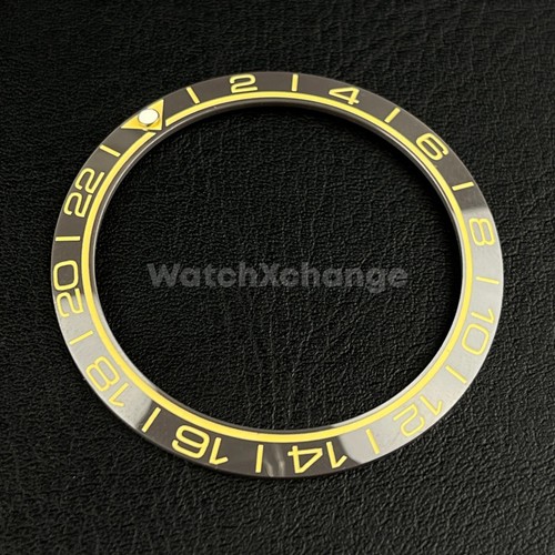 Grey ceramic bezel insert 38mm - ceramic,