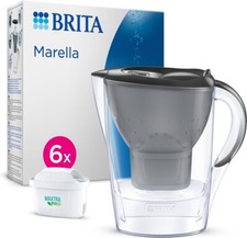 BRITA Marella Water Filter Jug Graphite 2.4L + 6x MAXTRA PRO All-in-1 Cartridges