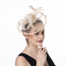 Fascinator Feather Flower Veil