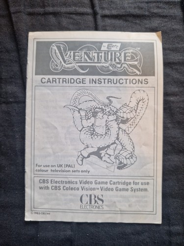 Venture cbs colecovision game - cbs,