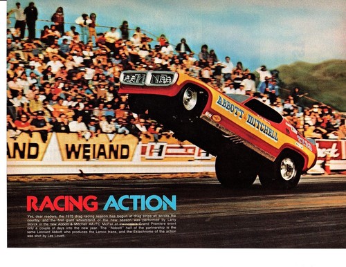 1975 mopar funny car abbott - /,