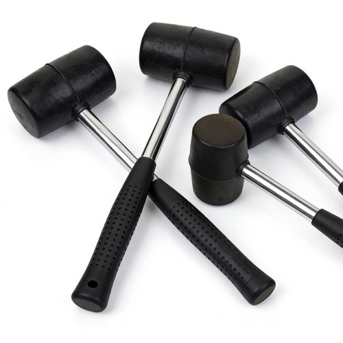 Steel handle rubber mallet for - rubber,