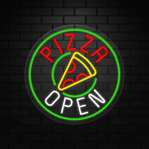 Pizza open sign - for, business