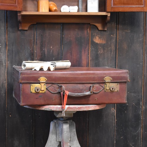 Antique jackson suitcase - w.e.,