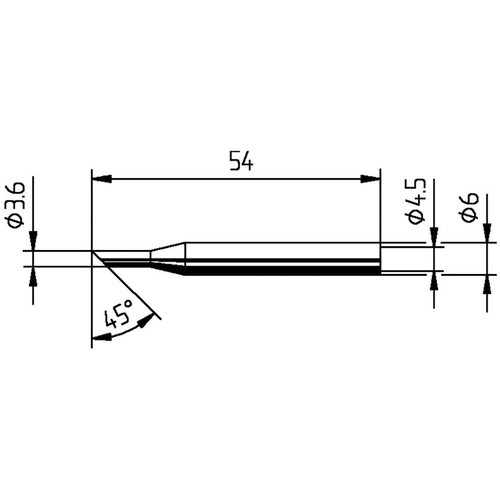 Ersa soldering tip bevelled - soldering,