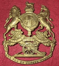 Gilt SNCOs Helmet Plate Royal