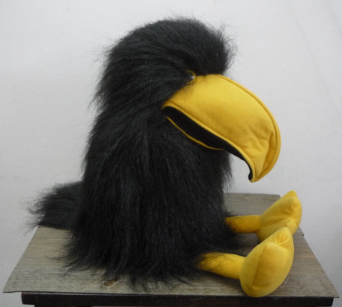 Squawking crow full body - squawking,