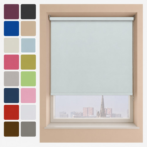 Blackout thermal roller blinds - blackout,